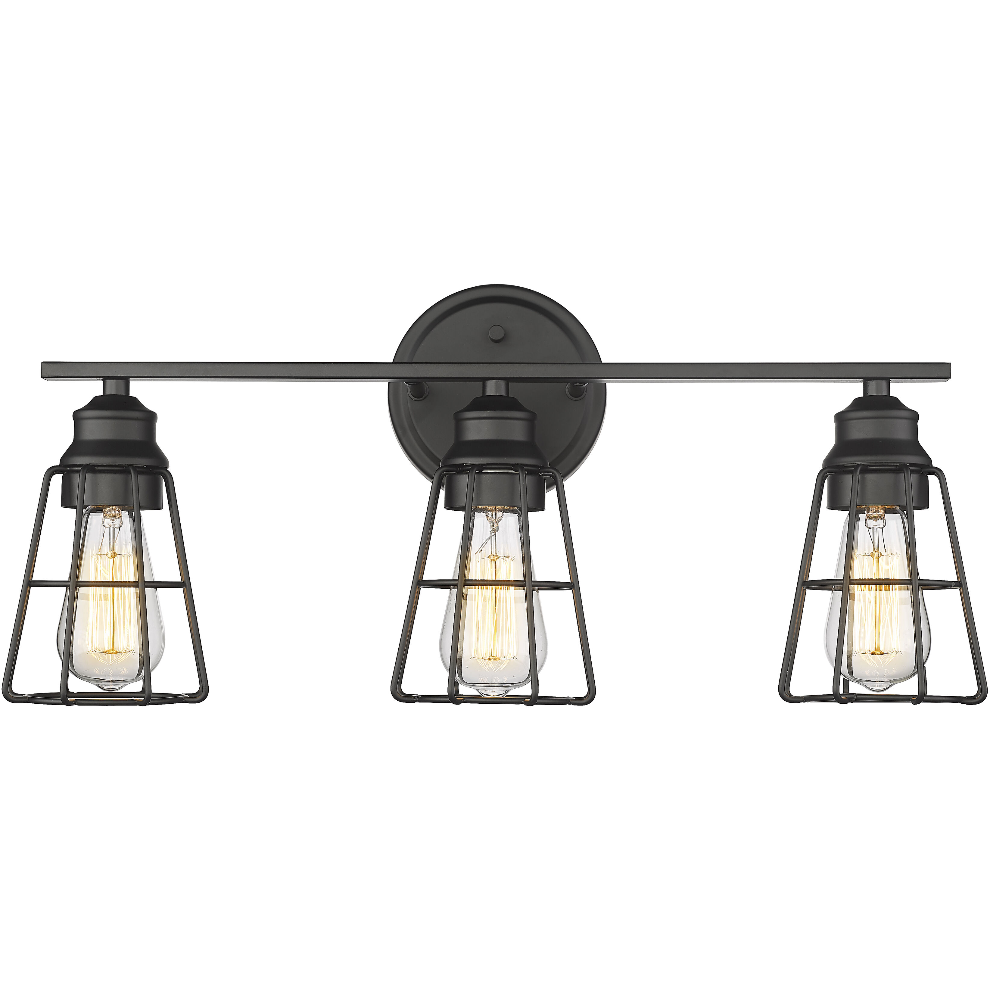 None 3 Light 22.88 inch Bathroom Vanity Light